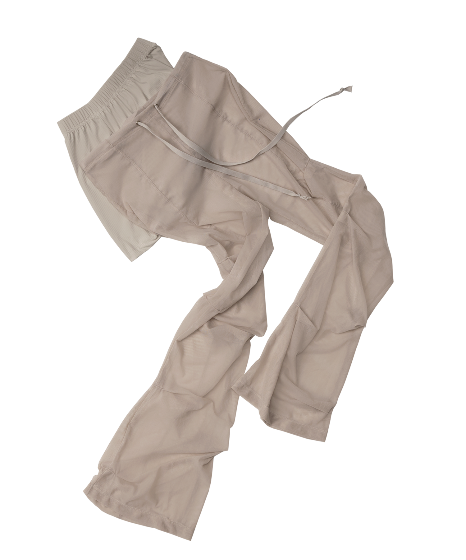 OJOS Sheer Over Tuck Pants – DALAC SEOUL OJOS Sheer Over Tuck Pants – DALAC SEOUL