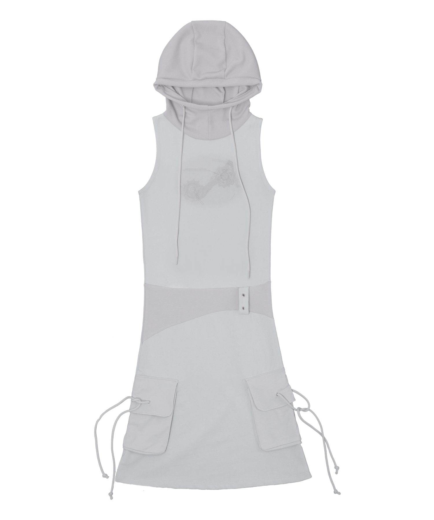 OJOS Knit Hoodie Sleeveless Dress – DALAC SEOUL OJOS Knit Hoodie Sleeveless Dress – DALAC SEOUL