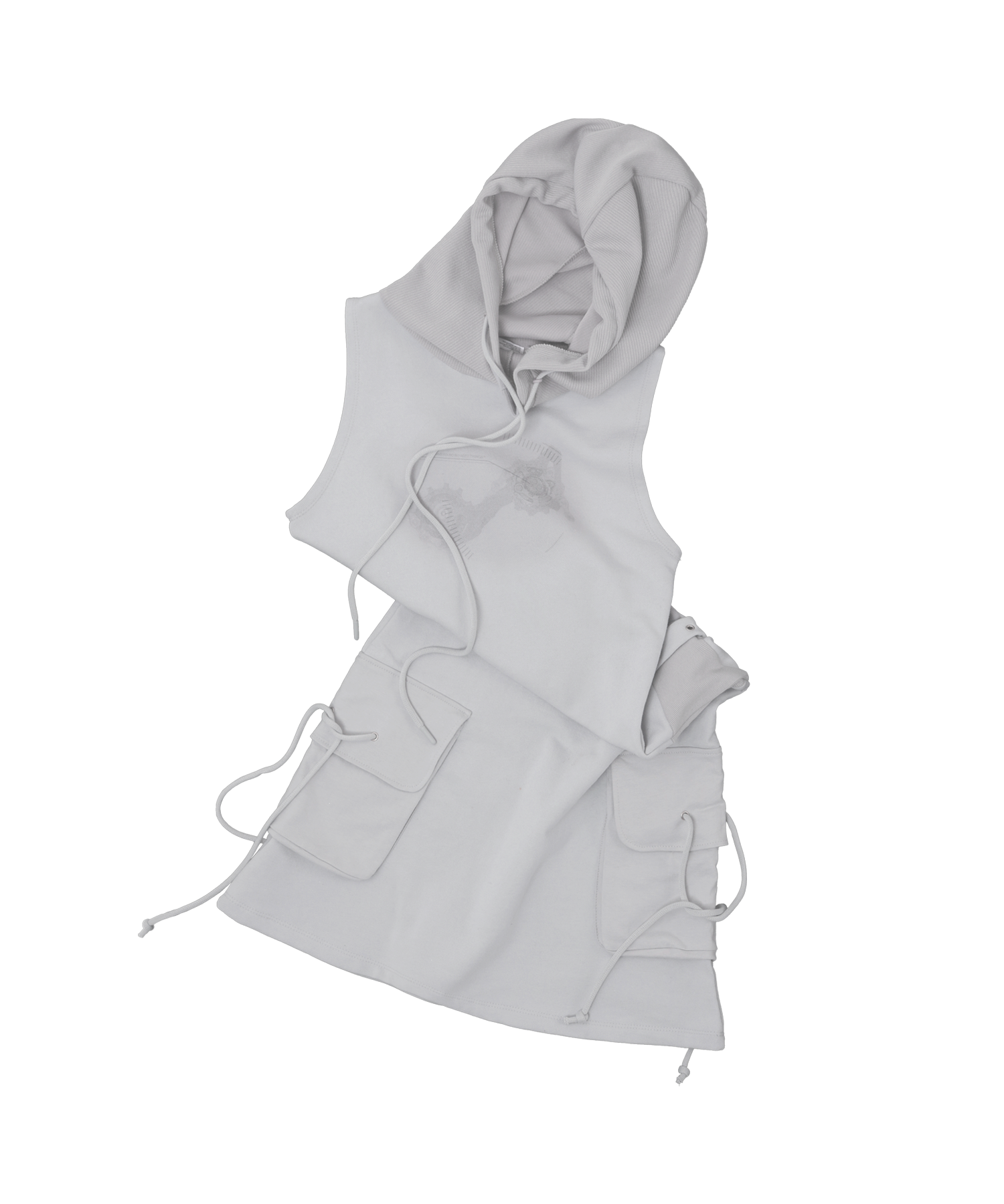 OJOS Knit Hoodie Sleeveless Dress – DALAC SEOUL OJOS Knit Hoodie Sleeveless Dress – DALAC SEOUL