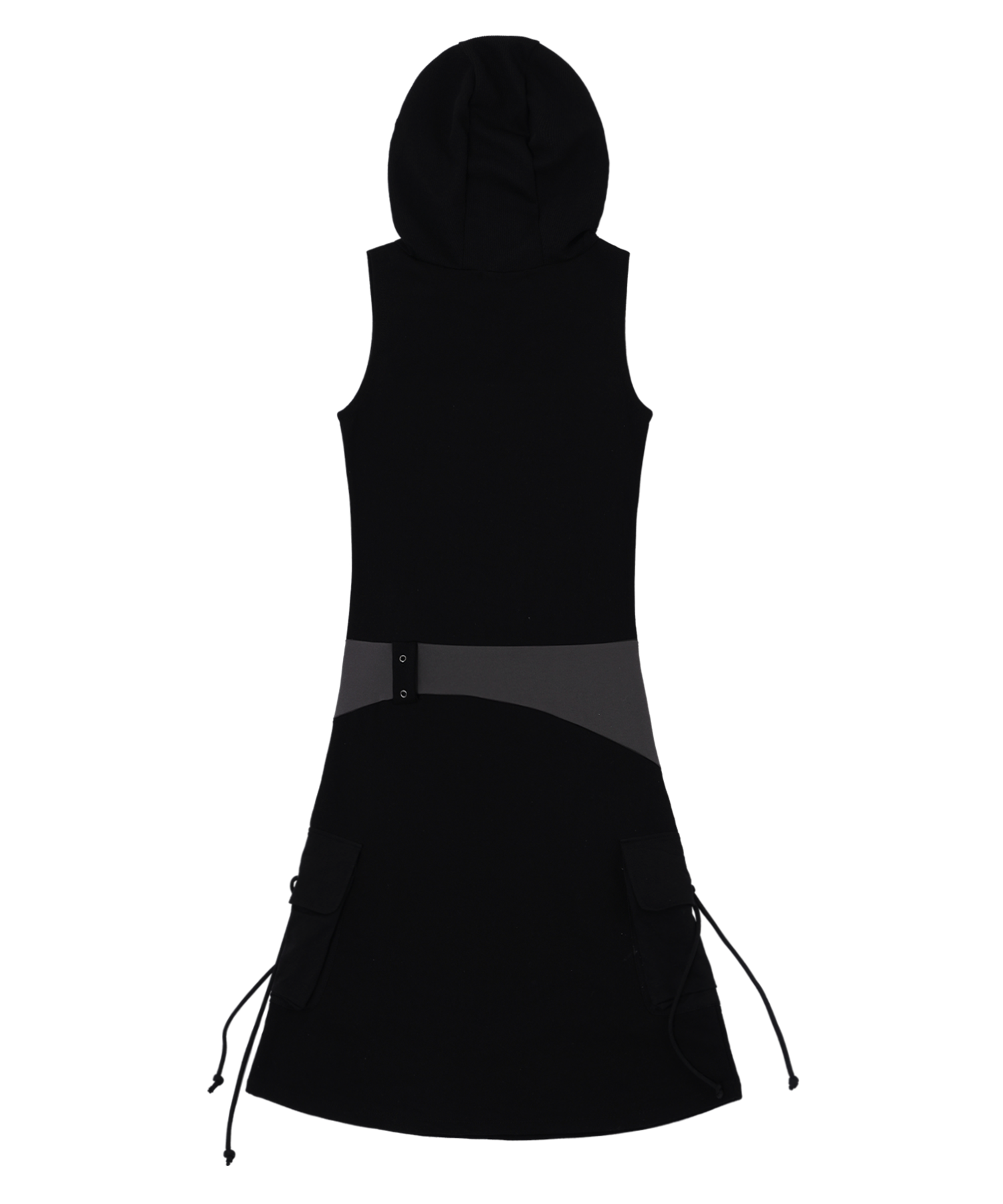 OJOS 韓国 Knit Hoodie Sleeveless Dress OJOS 韓国 Knit Hoodie Sleeveless Dress