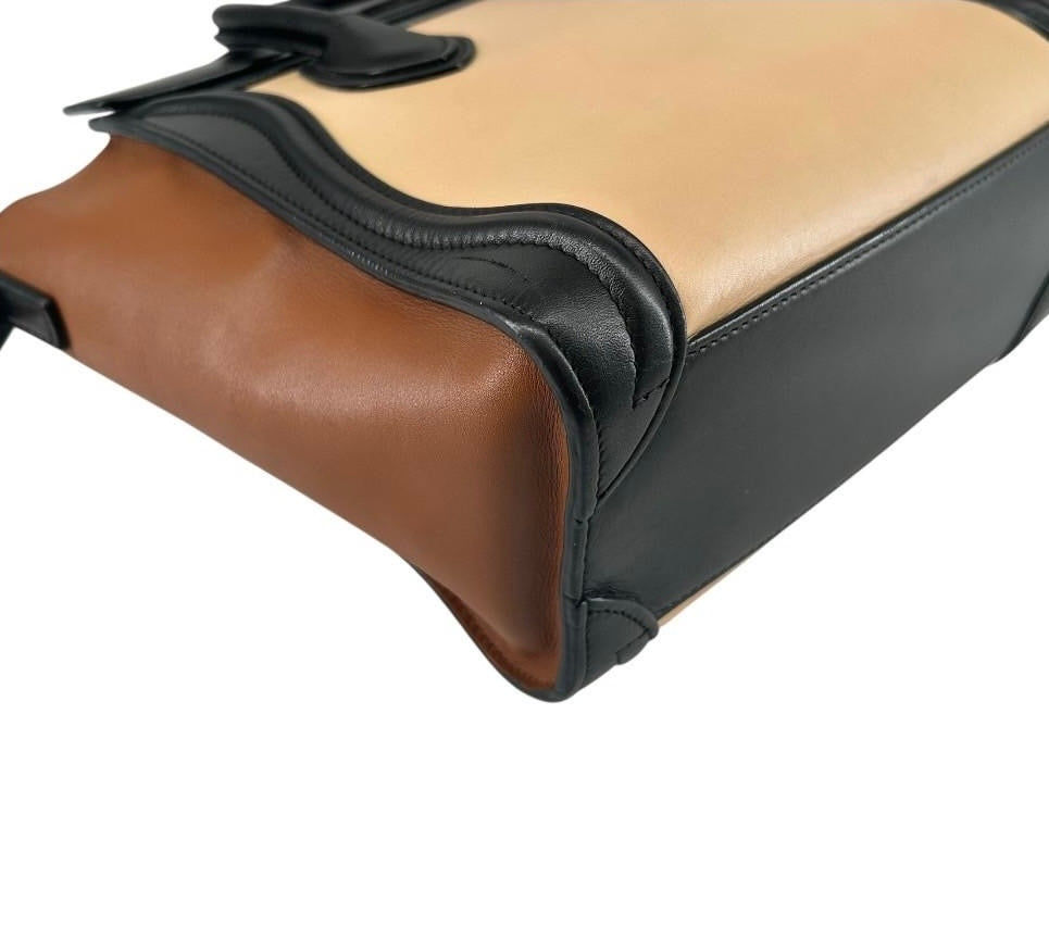 D250915-4-6へ CELINE	ハンドバッグ	ラゲージ　ナノショッパー