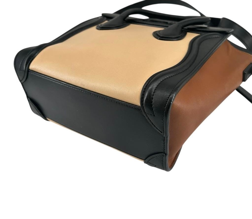 D250915-4-6へ CELINE	ハンドバッグ	ラゲージ　ナノショッパー