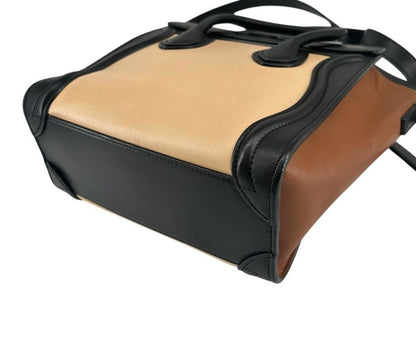 D250915-4-6へ CELINE	ハンドバッグ	ラゲージ　ナノショッパー