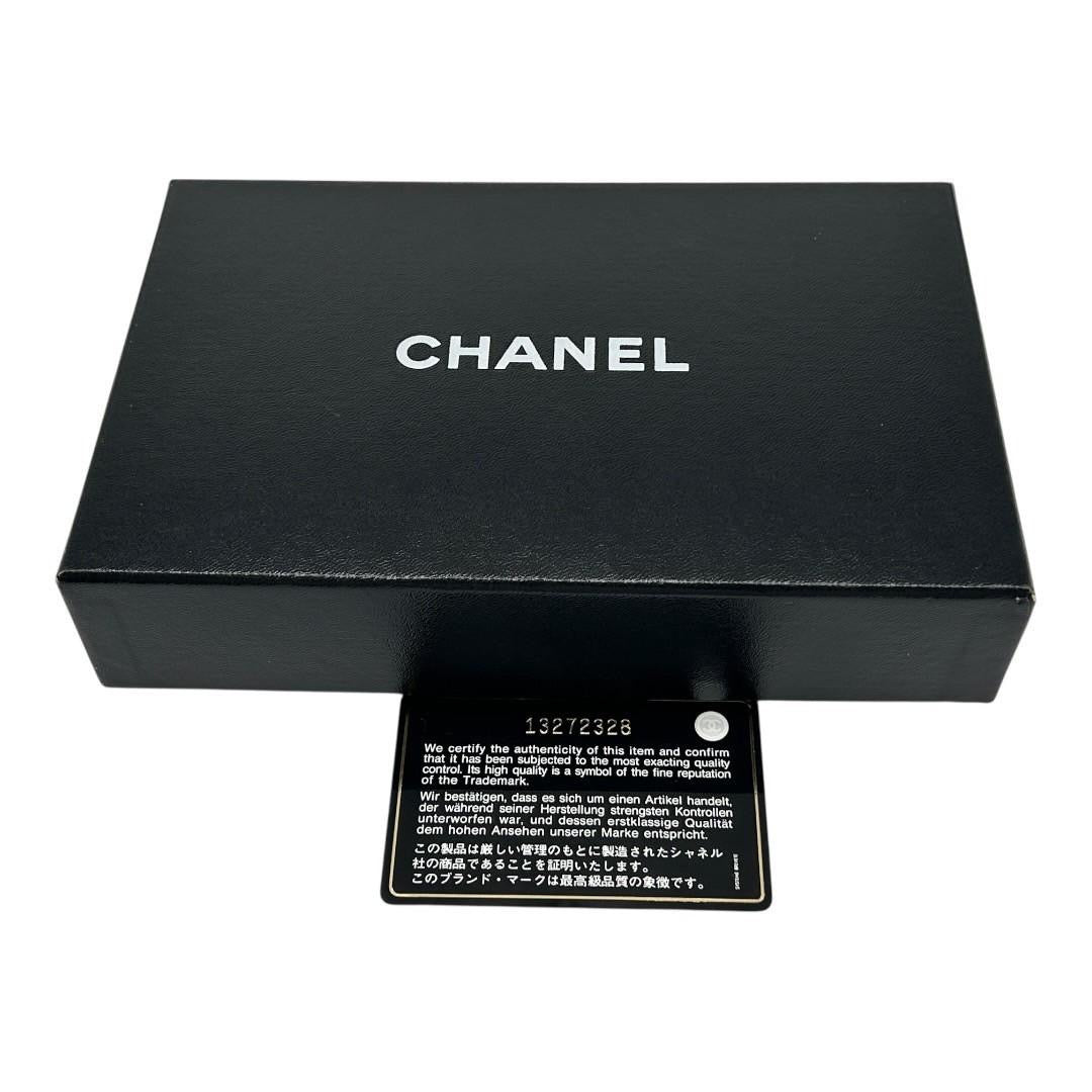 D250909-6-1へ CHANEL	長財布	マトラッセ　ラウンドファスナー