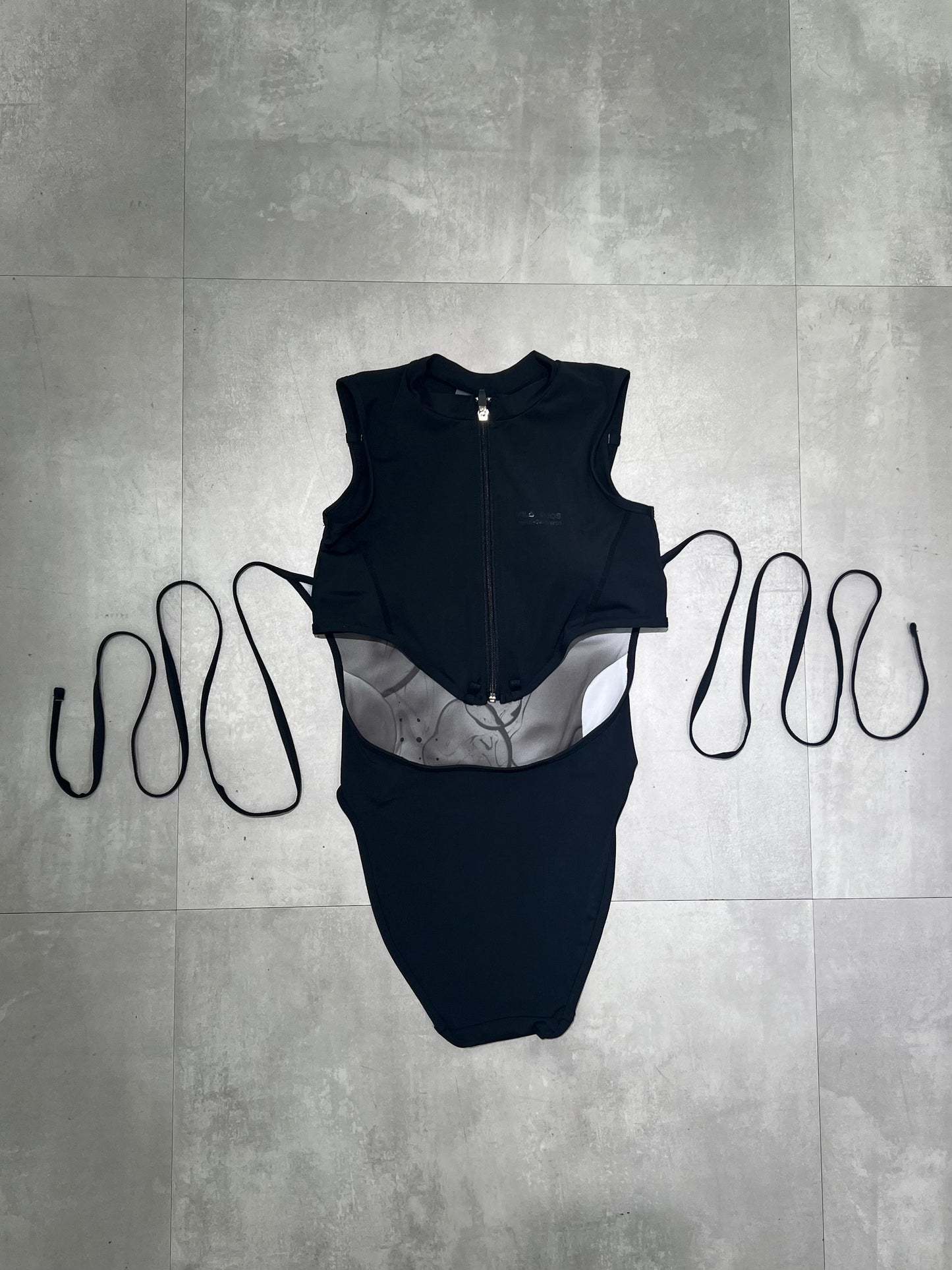 FILA x OJOS Strap Zip-up Swimsuit