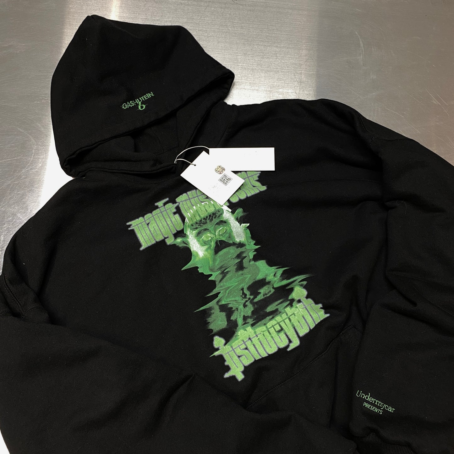 Undermycar MAGIC MUSHROOM HOODIE POISON GREEN