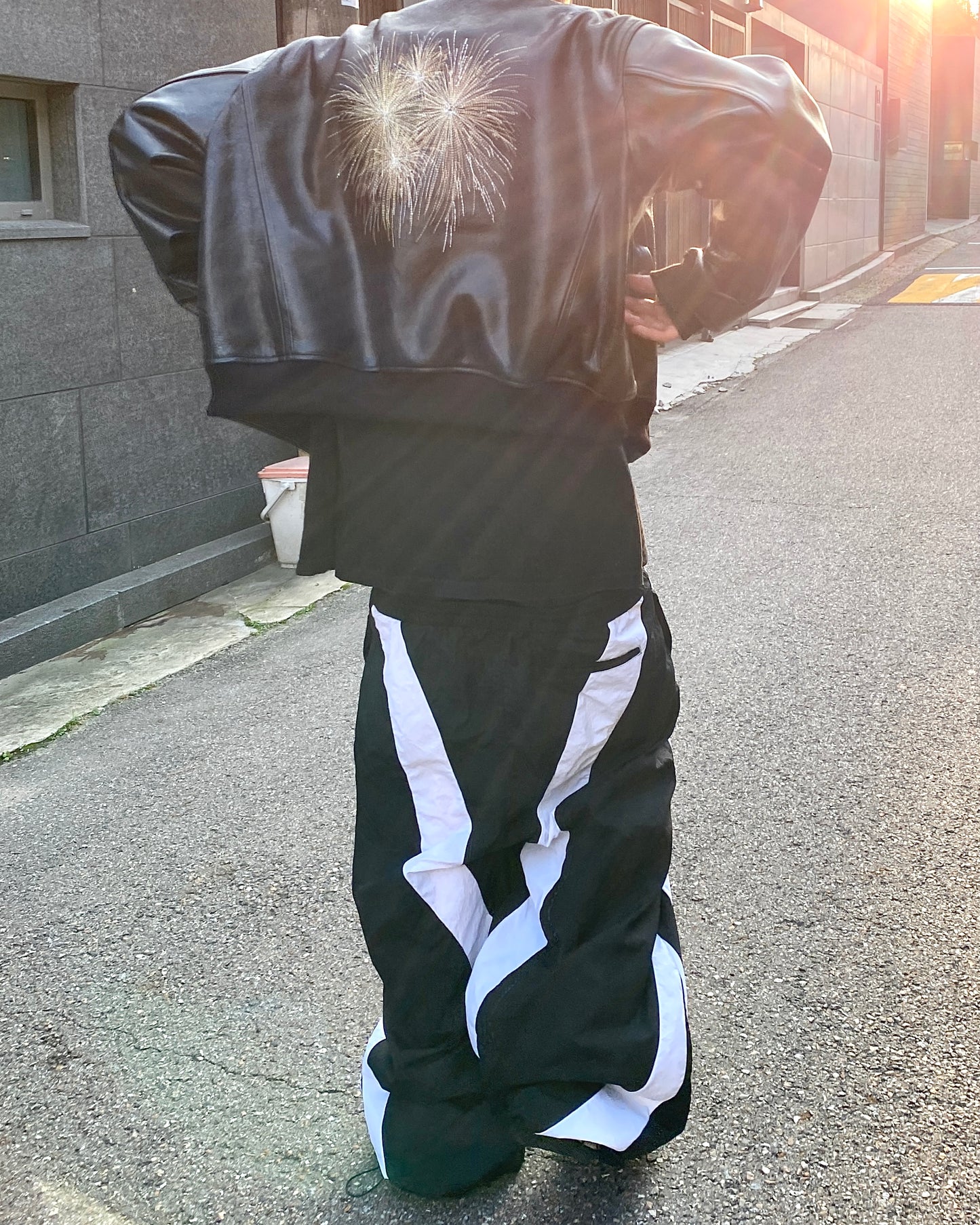 Undermycar WHIRLPOOL TWISTED TRACKPANTS