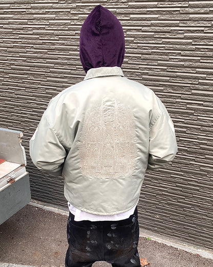 Undermycar CATHEDRAL EMBROIDERED ＆ PATCHES COACH JACKET