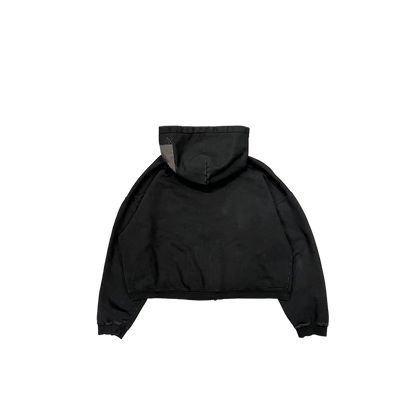 Undermycar MULTI PRINTING PATCH ZIPPED HOODIE