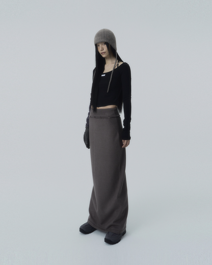 OJOS i:e Fluid Knit Skirt 01