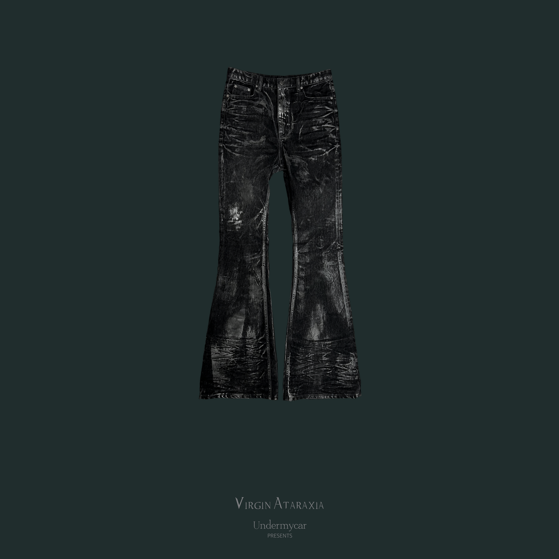 Undermycar GLACIAL VELVETIN FLARED JEANS – DALAC SEOUL Undermycar GLACIAL VELVETIN FLARED JEANS – DALAC SEOUL